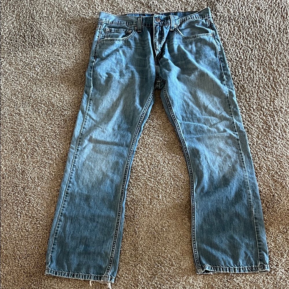 Levi's 527 Men's Straight Blue Jeans
